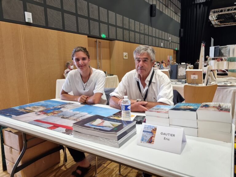 Eric Gautier au salon du livre de Mesquer